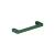 Isenberg 196.1008LG Brass Towel Ring / Mini Towel Bar - 8" in Leaf Green