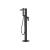 Isenberg 196.1165MB Freestanding Floor Mount Bathtub / Tub Filler With Hand Shower in Matte Black