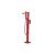 Isenberg 196.1165DR Freestanding Floor Mount Bathtub / Tub Filler With Hand Shower in Deep Red