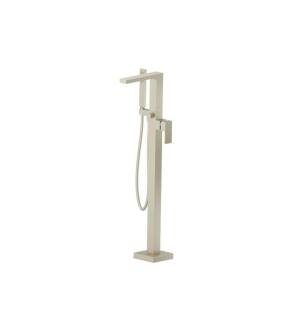 Flusso 196.1165LT Freestanding Floor Mount Bathtub / Tub Filler With Hand Shower in Light Tan