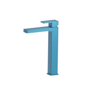 Flusso 196.1700SKB Single Hole Vessel Faucet in Sky Blue