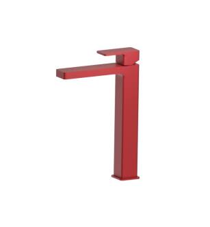 Flusso 196.1700DR Single Hole Vessel Faucet in Deep Red