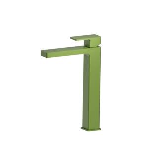 Flusso 196.1700IG Single Hole Vessel Faucet in Flusso Green