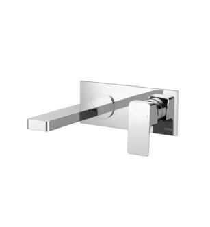 Flusso 196.1800CP Single Handle Wall Mounted Bathroom Faucet in Chrome