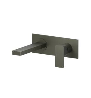 Flusso 196.1800GMG Single Handle Wall Mounted Bathroom Faucet in Gun Metal Gray