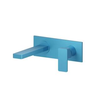 Flusso 196.1800SKB Single Handle Wall Mounted Bathroom Faucet in Sky Blue