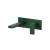 Isenberg 196.1800LG Single Handle Wall Mounted Bathroom Faucet in Leaf Green