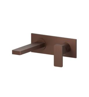 Flusso 196.1800VB Single Handle Wall Mounted Bathroom Faucet in Vortex Brown