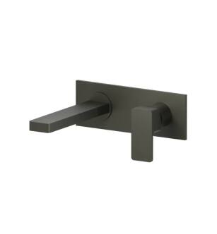 Flusso 196.1800DGR Single Handle Wall Mounted Bathroom Faucet in Dark Green