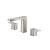 Isenberg 196.2000BN Three Hole 8" Widespread Two Handle Bathroom Faucet in Brushed Nickel PVD