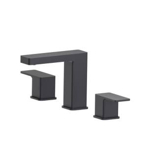 Flusso 196.2000DG Three Hole 8" Widespread Two Handle Bathroom Faucet in Dark Gray