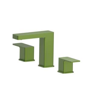 Flusso 196.2000IG Three Hole 8" Widespread Two Handle Bathroom Faucet in Flusso Green