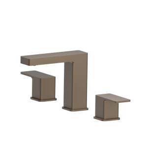 Flusso 196.2000DT Three Hole 8" Widespread Two Handle Bathroom Faucet in Dark Tan