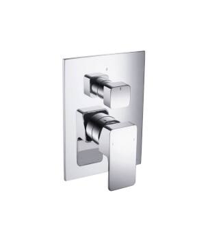 Flusso 196.2100CP Tub / Shower Trim With Pressure Balance Valve - 2-Output in Chrome