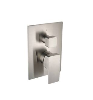 Flusso 196.2100BN Tub / Shower Trim With Pressure Balance Valve - 2-Output in Brushed Nickel PVD