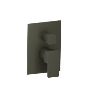 Flusso 196.2100GMG Tub / Shower Trim With Pressure Balance Valve - 2-Output in Gun Metal Gray