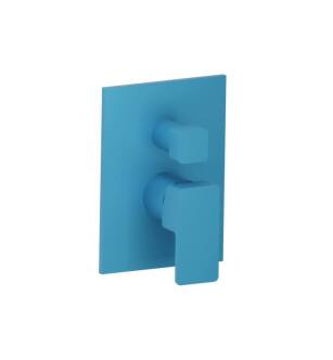 Flusso 196.2100SKB Tub / Shower Trim With Pressure Balance Valve - 2-Output in Sky Blue