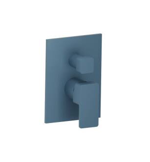 Flusso 196.2100BP Tub / Shower Trim With Pressure Balance Valve - 2-Output in Blue Platinum