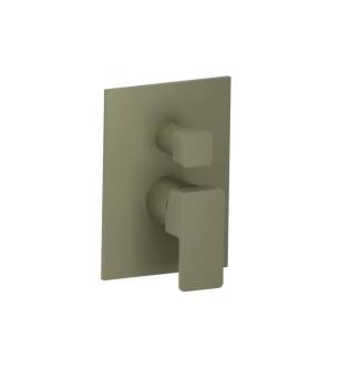 Flusso 196.2100AG Tub / Shower Trim With Pressure Balance Valve - 2-Output in Army Green