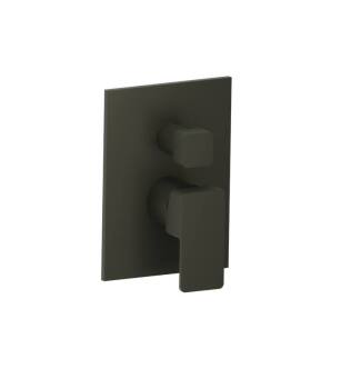 Flusso 196.2100DGR Tub / Shower Trim With Pressure Balance Valve - 2-Output in Dark Green