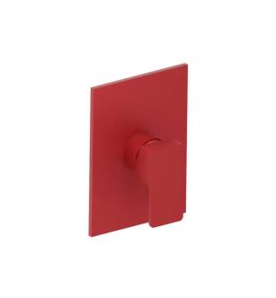 Flusso 196.2200DR Shower Trim With Pressure Balance Valve in Deep Red