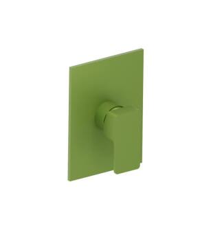 Flusso 196.2200IG Shower Trim With Pressure Balance Valve in Flusso Green