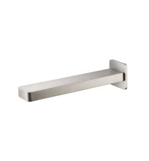 Flusso 196.2300BN Wall Mount Non Diverting Tub Spout in Brushed Nickel PVD
