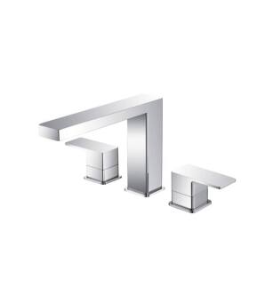 Flusso 196.2410CP 3 Hole Deck Mount Roman Tub Faucet in Chrome