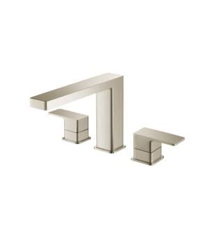 Flusso 196.2410BN 3 Hole Deck Mount Roman Tub Faucet in Brushed Nickel PVD