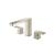 Isenberg 196.2410BN 3 Hole Deck Mount Roman Tub Faucet in Brushed Nickel PVD