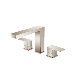 Flusso 196.2410PN 3 Hole Deck Mount Roman Tub Faucet in Polished Nickel PVD