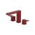 Isenberg 196.2410CR 3 Hole Deck Mount Roman Tub Faucet in Crimson