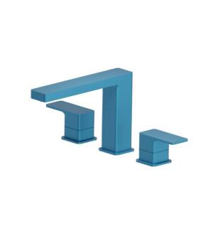 Flusso 196.2410SKB 3 Hole Deck Mount Roman Tub Faucet in Sky Blue