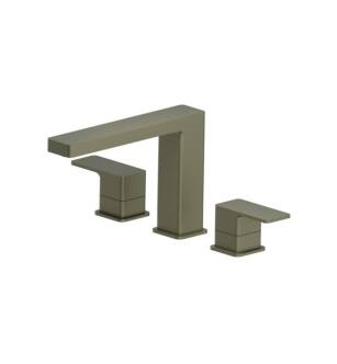 Flusso 196.2410AG 3 Hole Deck Mount Roman Tub Faucet in Army Green