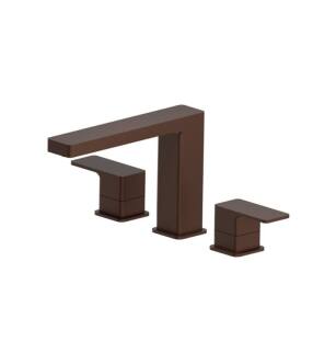 Flusso 196.2410VB 3 Hole Deck Mount Roman Tub Faucet in Vortex Brown