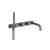 Isenberg 196.2691SG Wall Mount Tub Filler With Hand Shower in Steel Gray