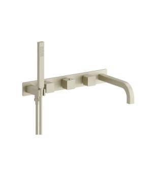 Flusso 196.2691LT Wall Mount Tub Filler With Hand Shower in Light Tan