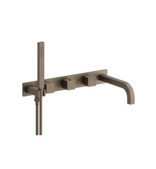Isenberg 196.2691DT Wall Mount Tub Filler With Hand Shower in Dark Tan