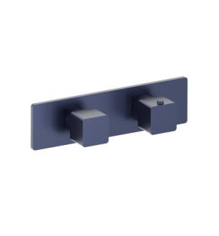 Flusso 196.2693NB 3/4" Horizontal Thermostatic Shower Valve and Trim with 1 Ouptut in Navy Blue