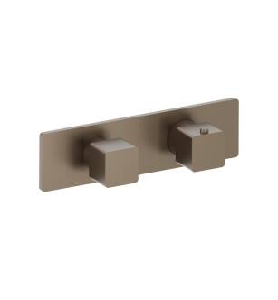 Isenberg 196.2693DT 3/4" Horizontal Thermostatic Shower Valve and Trim with 1 Ouptut in Dark Tan