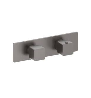 Flusso 196.2693TSG Trim For Thermostatic Valve in Steel Gray