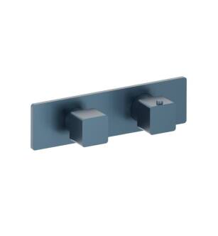 Flusso 196.2693TBP Trim For Thermostatic Valve in Blue Platinum