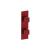 Isenberg 196.2720CR 3/4" Horizontal Thermostatic Shower Valve & Trim - 1- Output in Crimson
