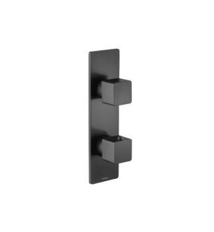Flusso 196.2780MB 3/4" Thermostatic Shower Valve and Trim in Matte Black