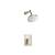 Isenberg 196.3000BN Single Output Shower Set With ABS Shower Head and Arm in Brushed Nickel PVD