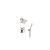 Isenberg 196.3250PN Two Output Shower Set With Shower Head And Hand Held in Polished Nickel PVD