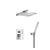 Isenberg 196.3300CP Two Output Shower Set With Shower Head And Hand Held in Chrome