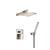 Isenberg 196.3300PN Two Output Shower Set With Shower Head And Hand Held in Polished Nickel PVD