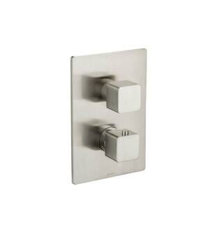 Flusso 196.4000TBN Trim For Thermostatic Valve in Brushed Nickel PVD