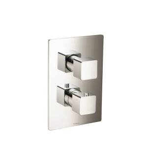 Flusso 196.4101PN 3/4" Thermostatic Shower Valve & Trim with One Output in Polished Nickel PVD